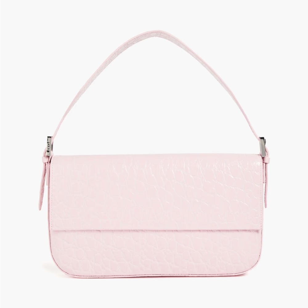 BY FAR Rachel Pink Shoulder Bag